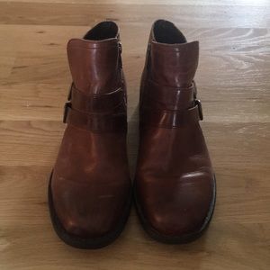 Børn Leather Ankle Booties